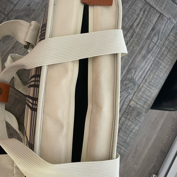 Hearth and Hand by Magnolia plaid backpack cooler. - Picture 3 of 3